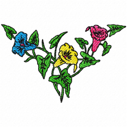 Flowers Embroidery Design 7